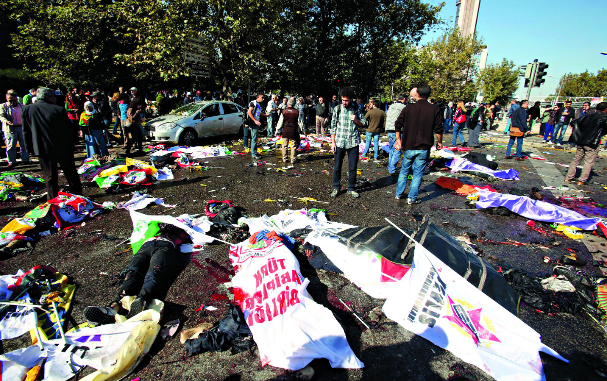 Atentado. O Estado Islâmico não reivindicou a matança de Ancara