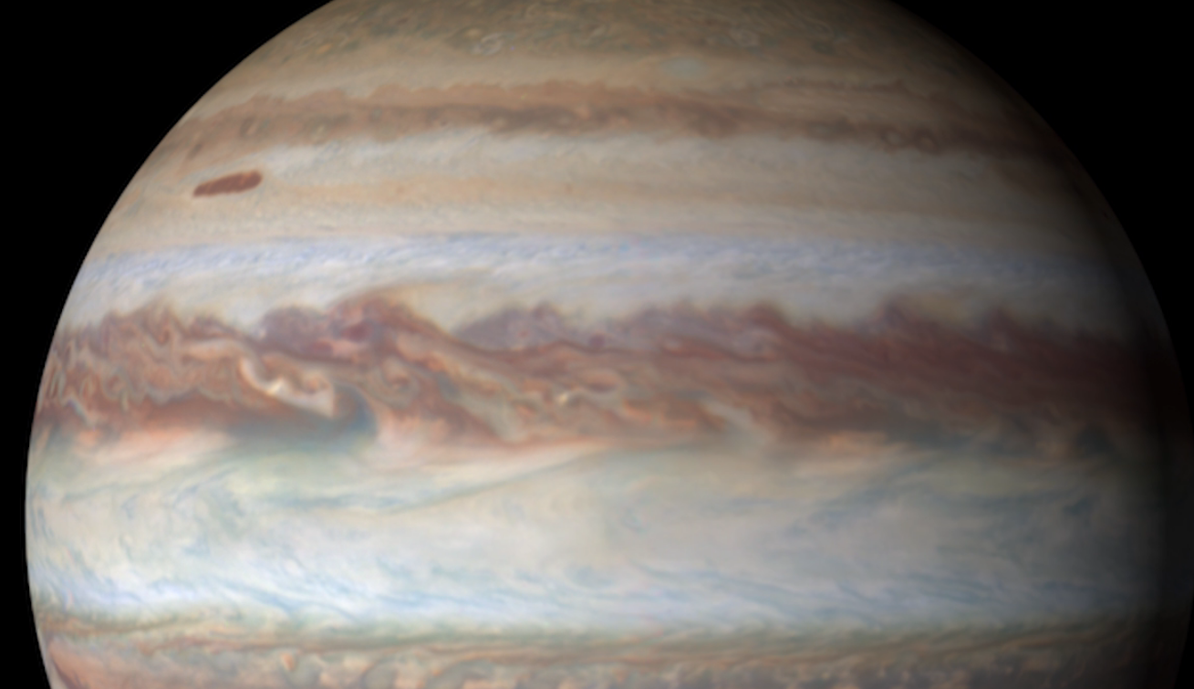 Júpiter como nunca o tínhamos visto