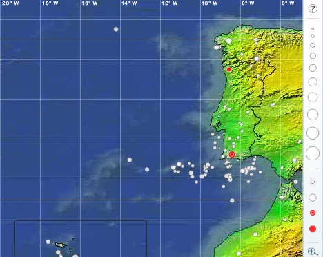 Algarve registou hoje sismo de 3,4 na escala de Richter