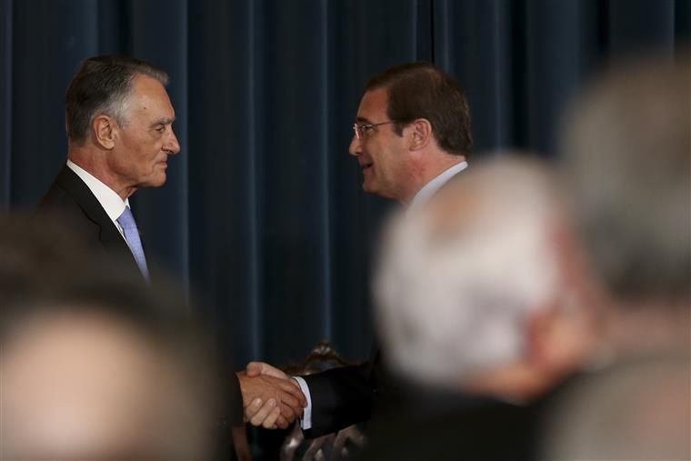 Cavaco recebe presidente da Assembleia e primeiro-ministro