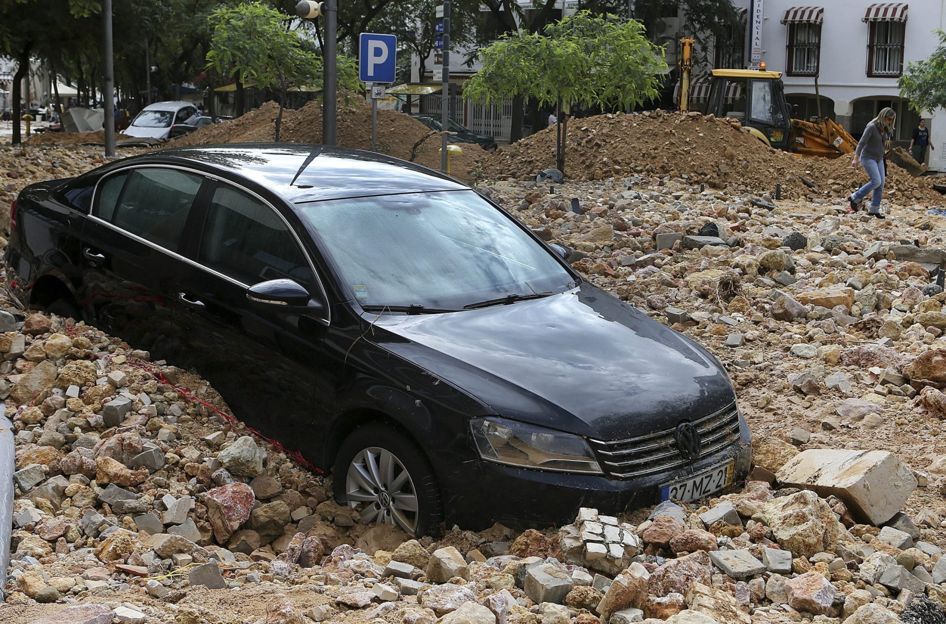 Mau Tempo. Veja como ficou Albufeira (fotos)