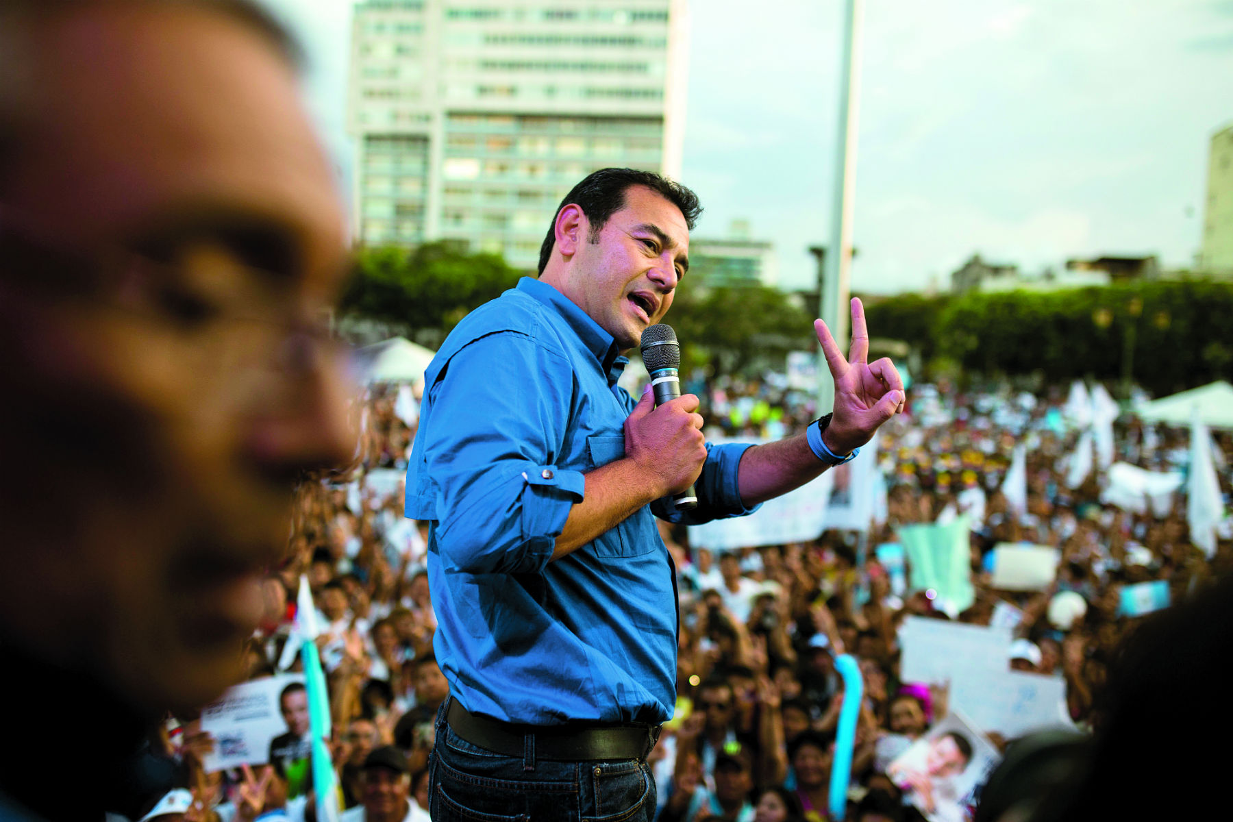 Jimmy Morales. O comediante  que é presidente da Guatemala