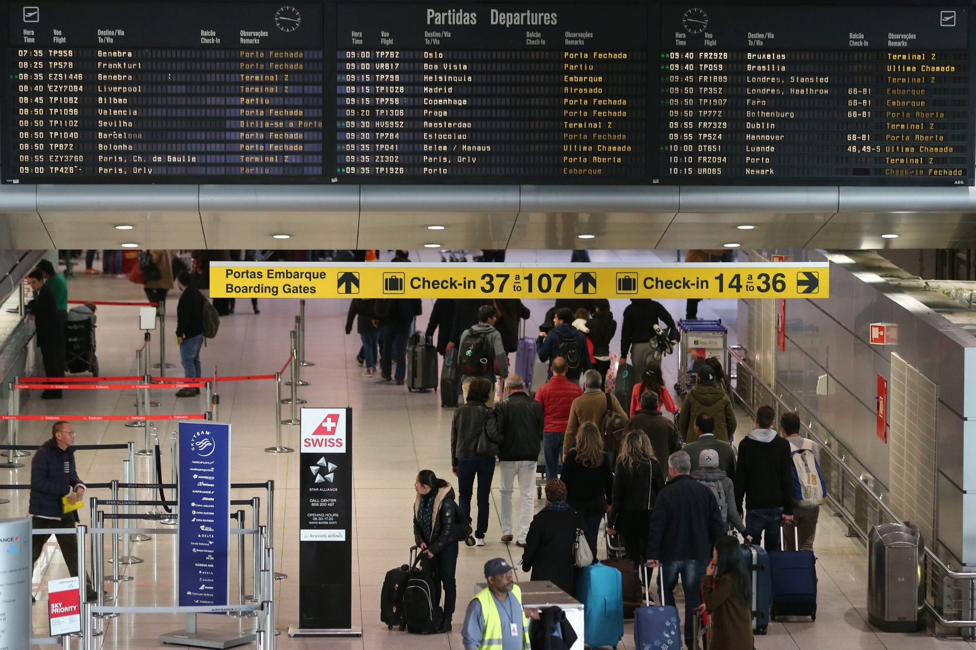 Aeroportos. Taxas cobradas às companhias aéreas aumentam hoje