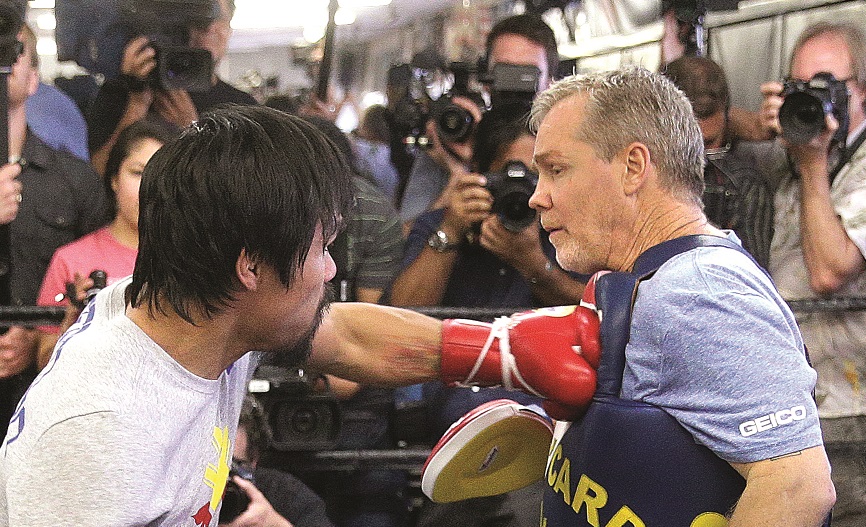 Freddie Roach. Um homem com tanto de treinador como de instigador