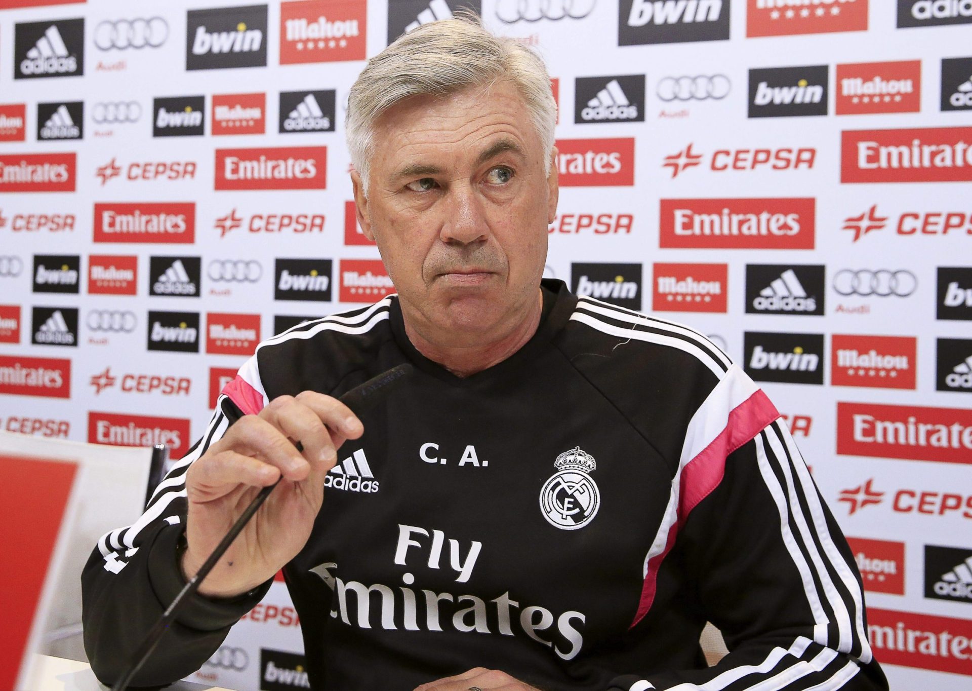 Ancelotti despedido às seis da tarde