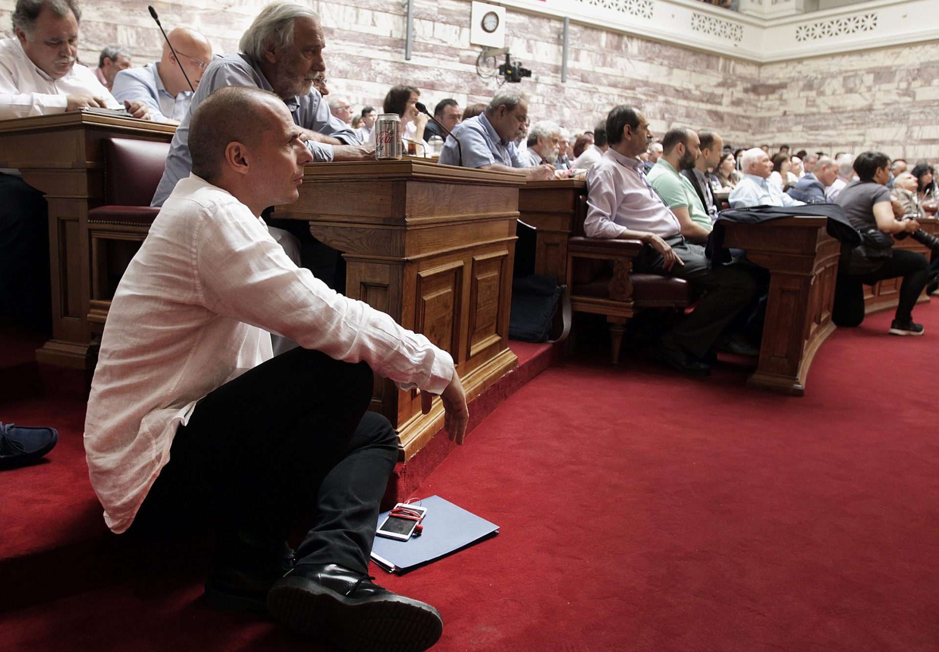 Bagão Félix comenta a foto do momento de Varoufakis