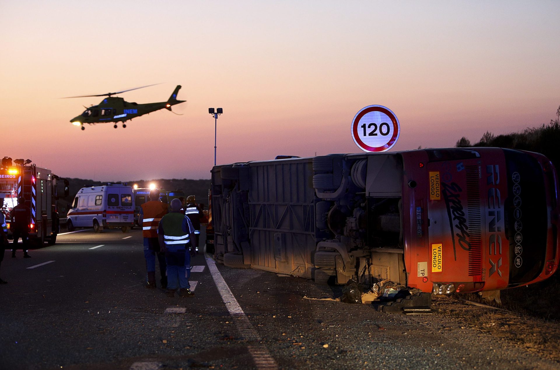 Acidente na A2. Motorista ainda em observação mas “estável”