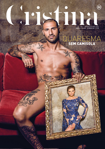 Quaresma despe-se em sessão fotográfica para a revista ‘Cristina’