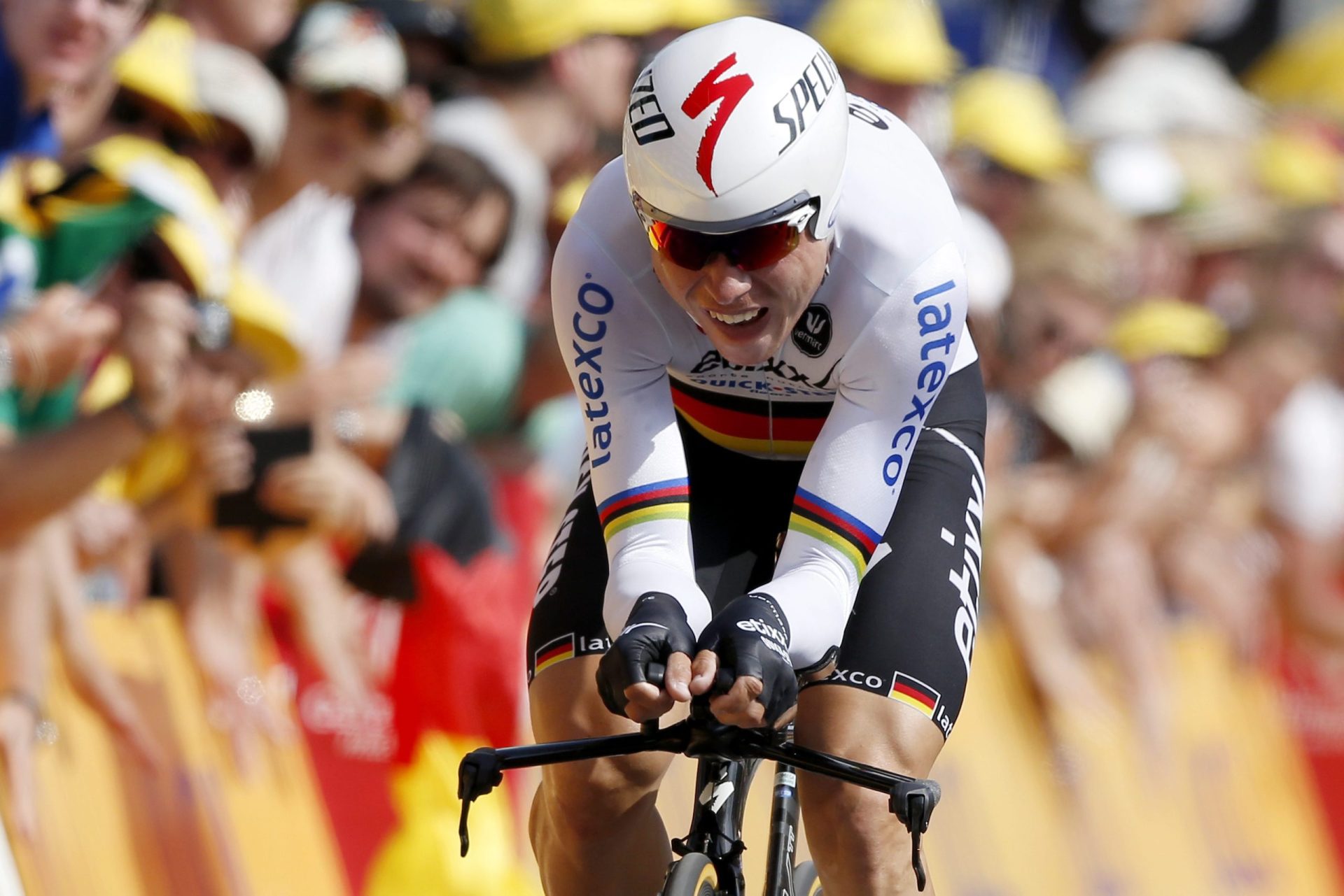 Tony Martin vence mini Paris-Roubaix do Tour