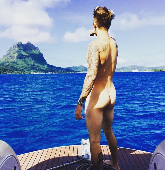 Instagram. Justin Bieber publica foto completamente nu