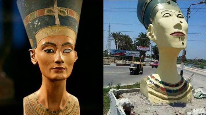 Egipto tentou fazer réplica de Nefertiti, mas apenas tentou