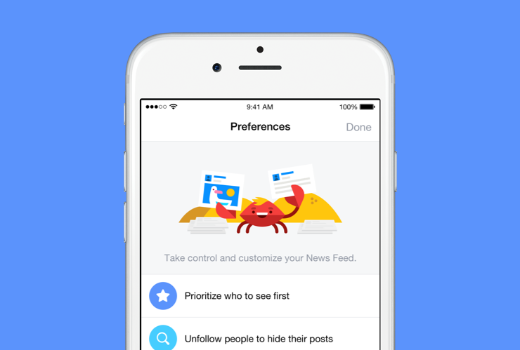 Facebook anuncia novas ferramentas para controlar feed de notícias