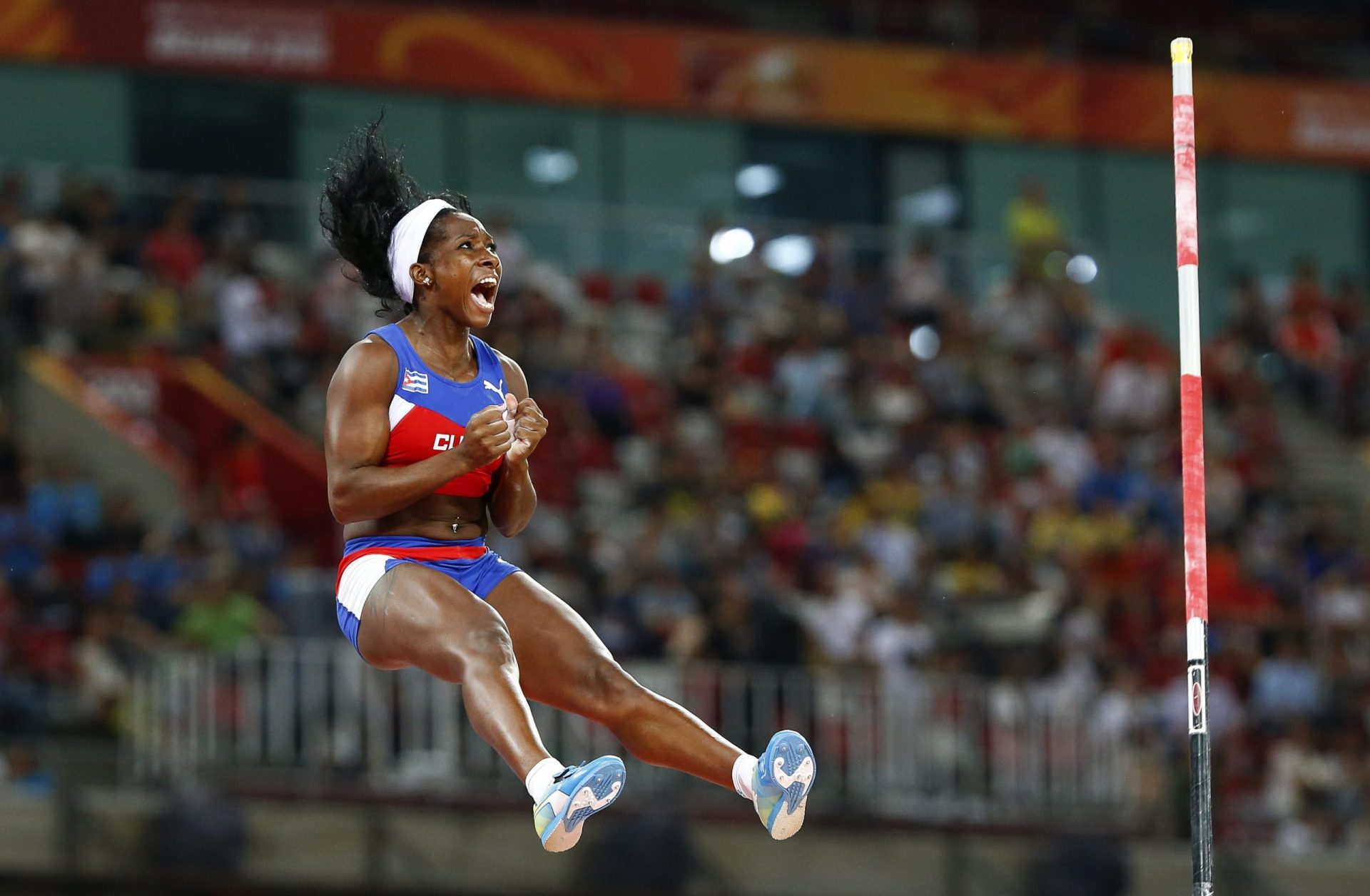 Yarisley Silva campeã do salto com vara na última tentativa