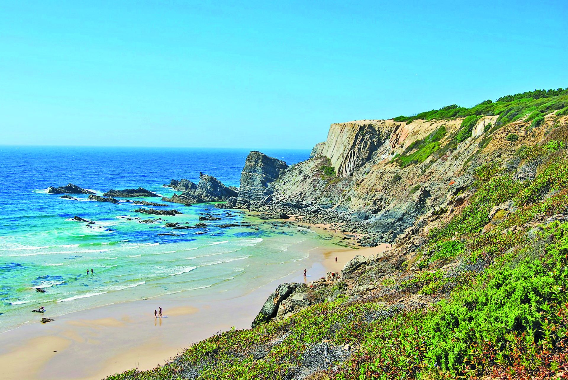 Praia da Amália. O mar privativo da diva do fado