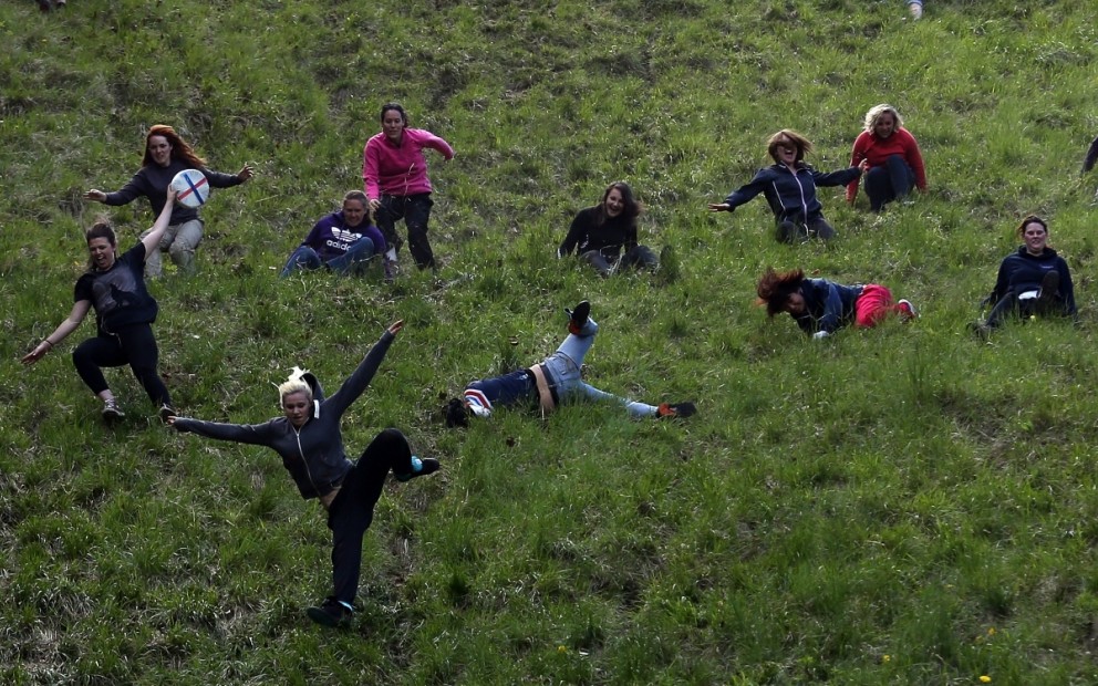 Cheese Rolling. Viciados em queijo