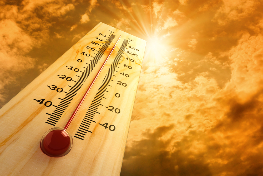 Massa de ar quente e seco vai fazer temperatura chegar perto dos 40 graus