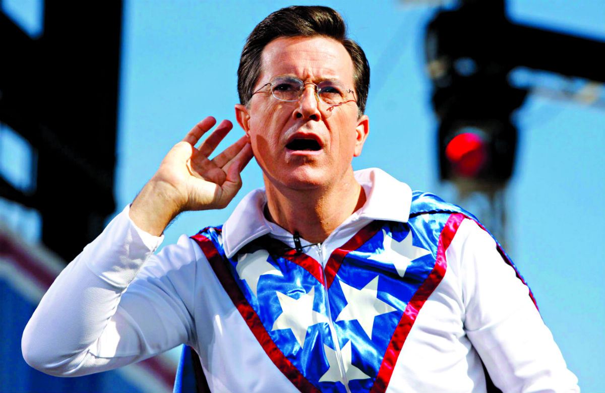 Stephen Colbert. O comediante que já quis ser presidente dos EUA