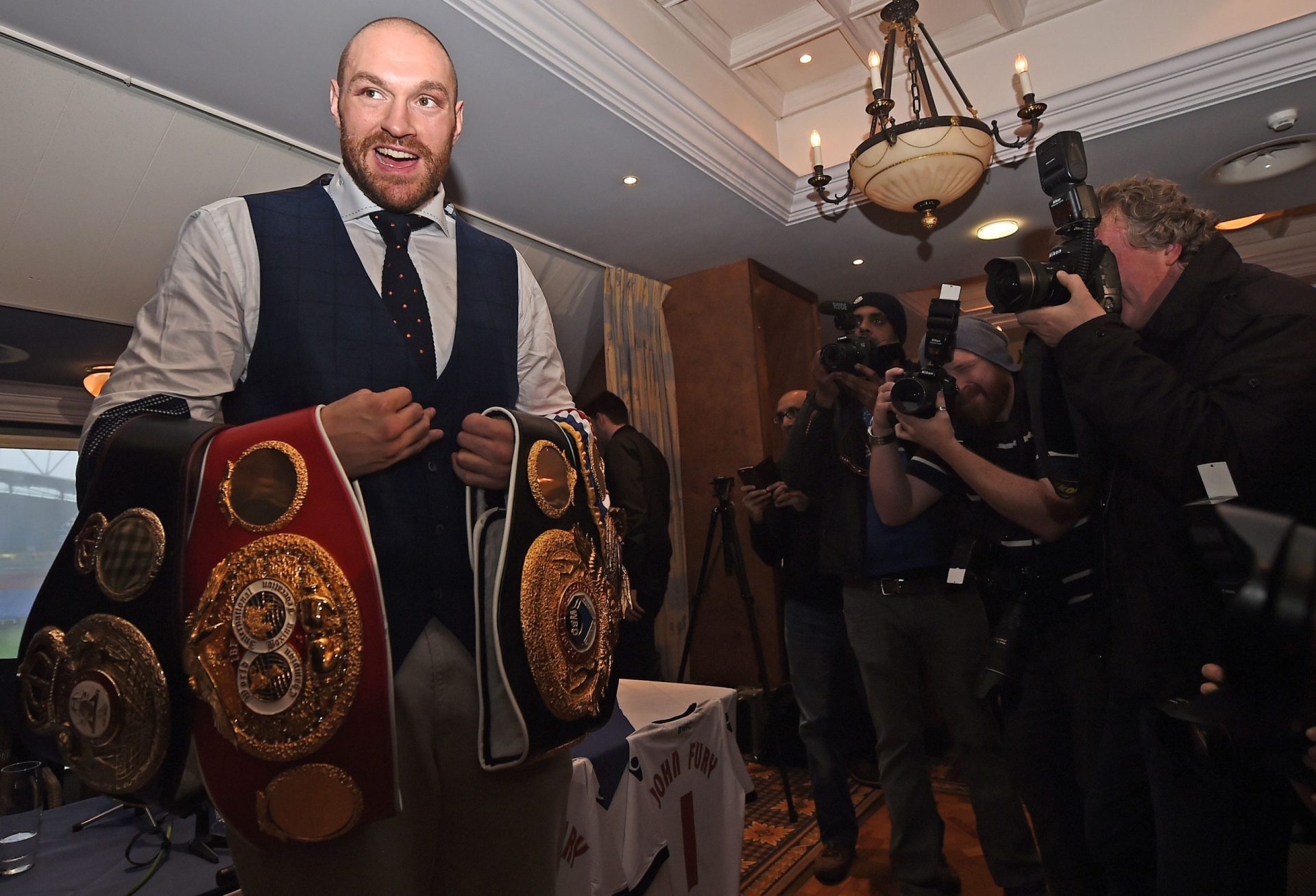 Um verdadeiro soco para Tyson Fury