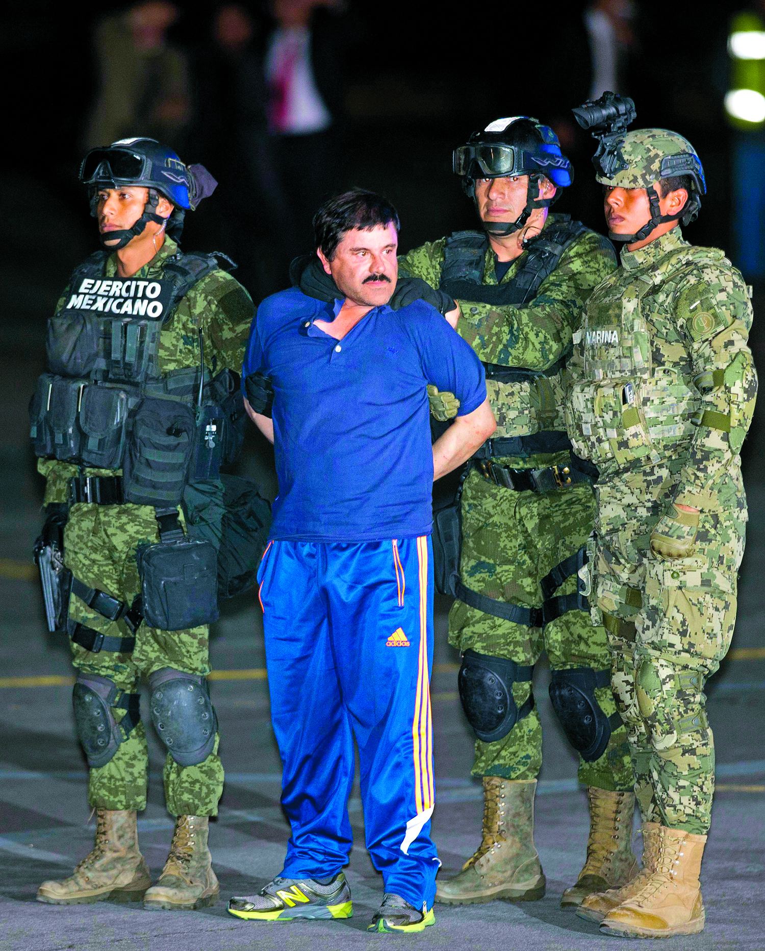 México. El Chapo está desesperado e quer ir dormir para os EUA