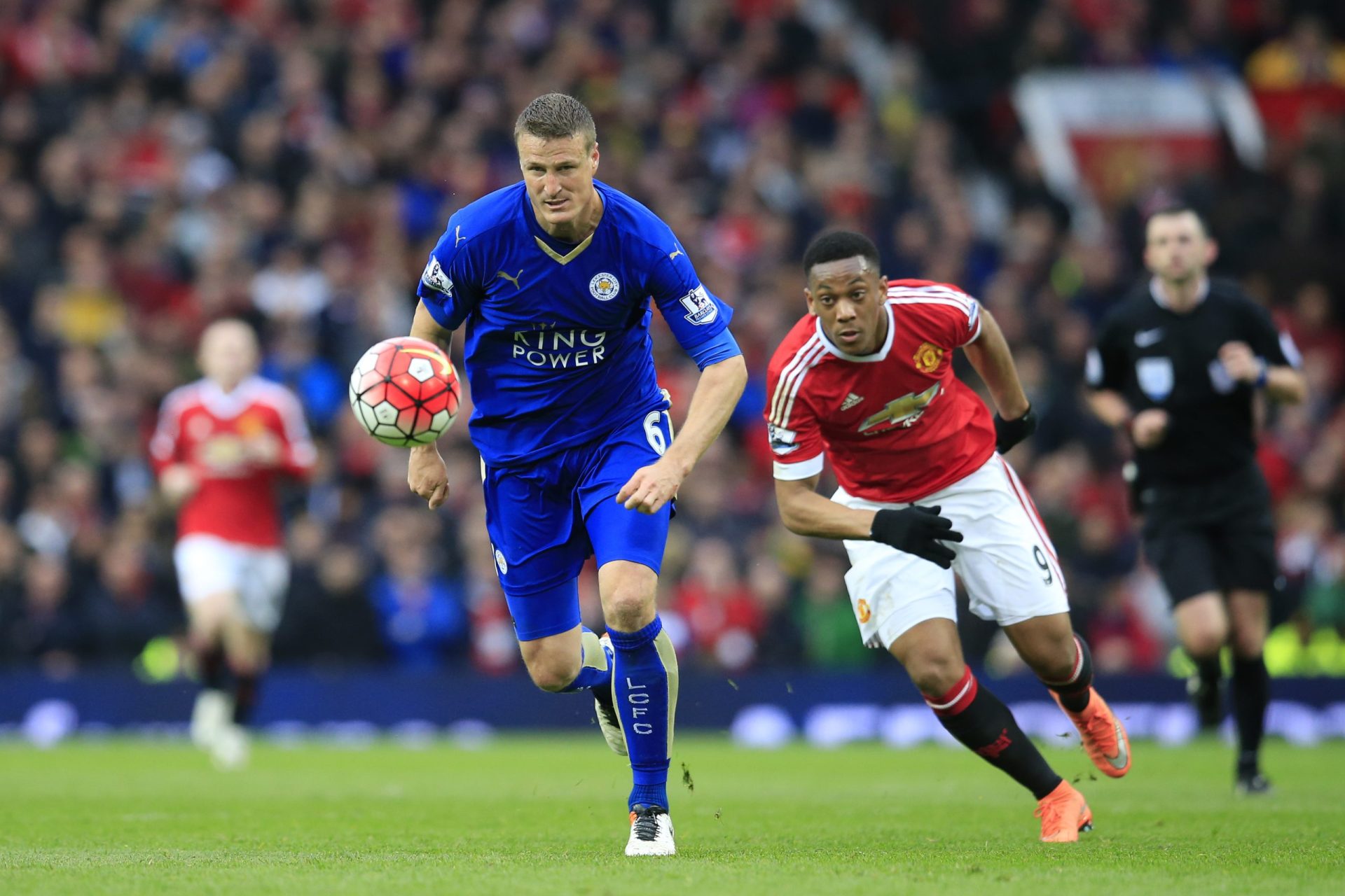 Leicester City. Old Trafford foi desmancha prazeres para as raposas