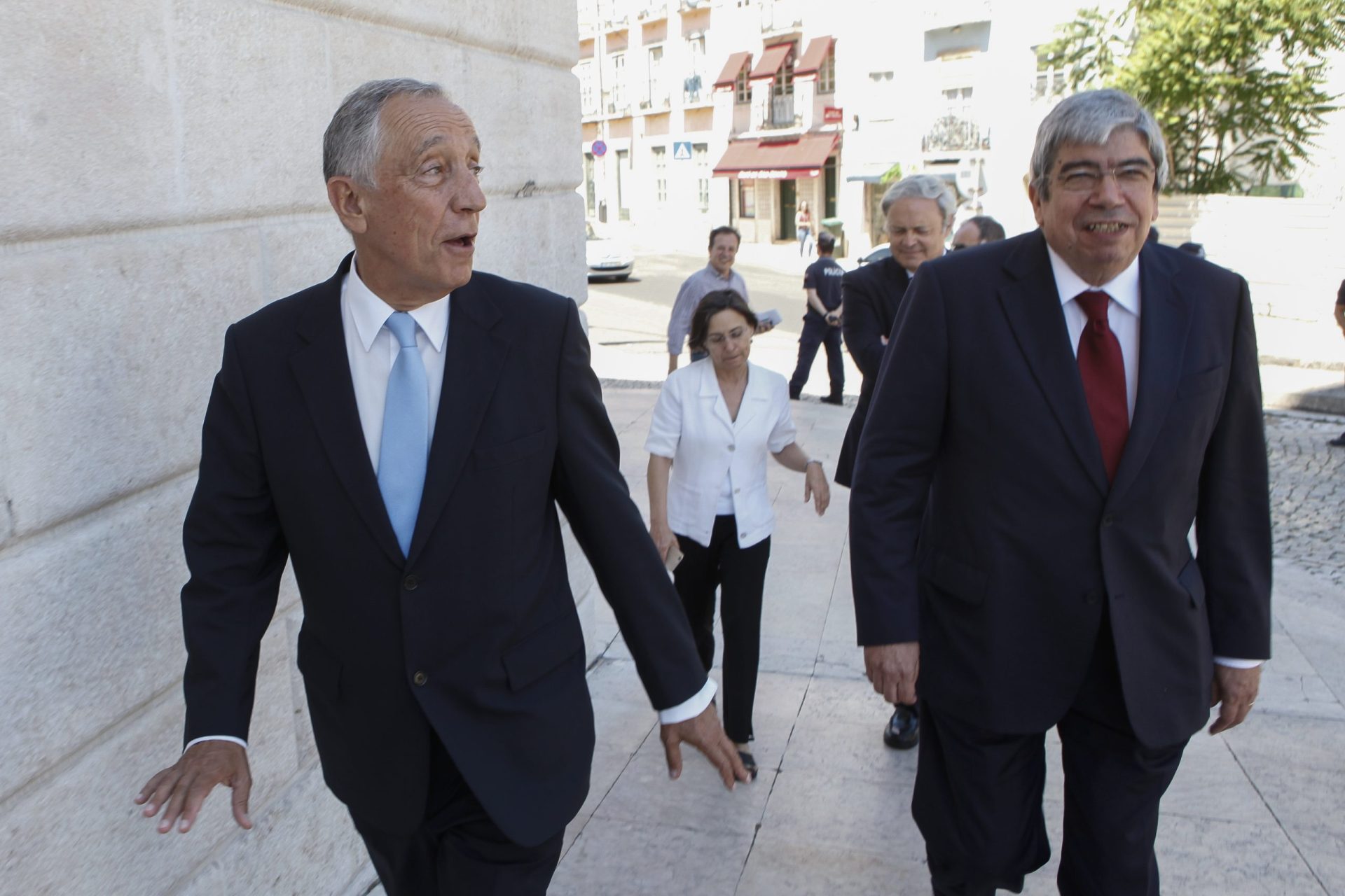 Marcelo Rebelo de Sousa e Ferro Rodrigues almoçaram no parlamento