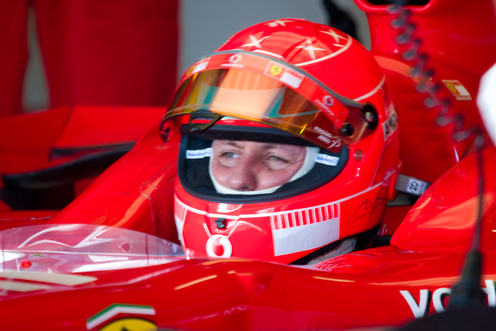 Antigo carro de Michael Schumacher à venda em Portugal