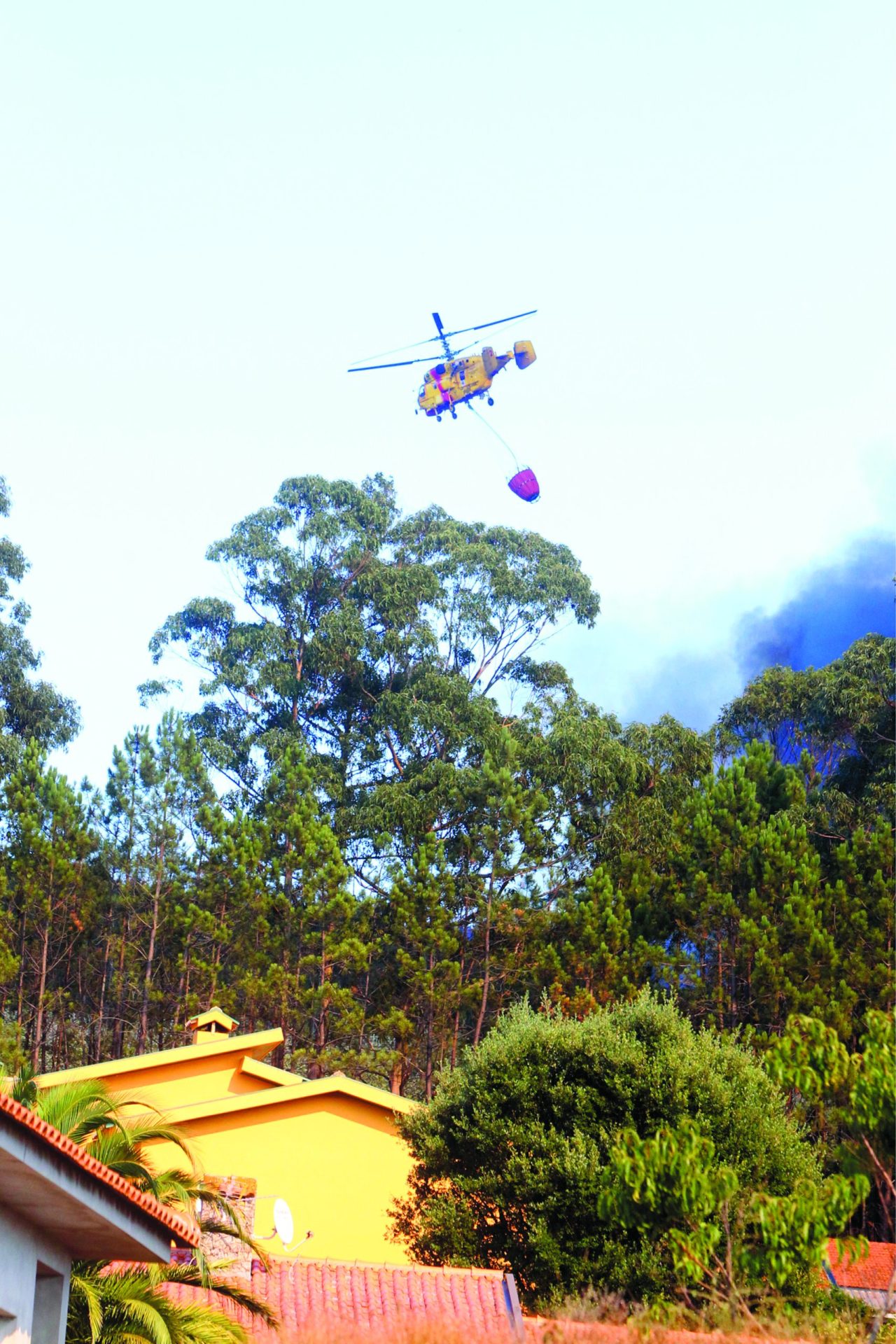 Bombeiros criticam ausência de meios aéreos no combate aos fogos