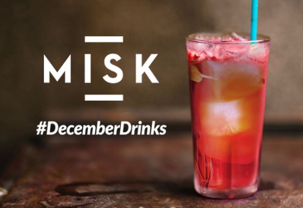 Misk. Nada como um cocktails grátis para aquecer este inverno