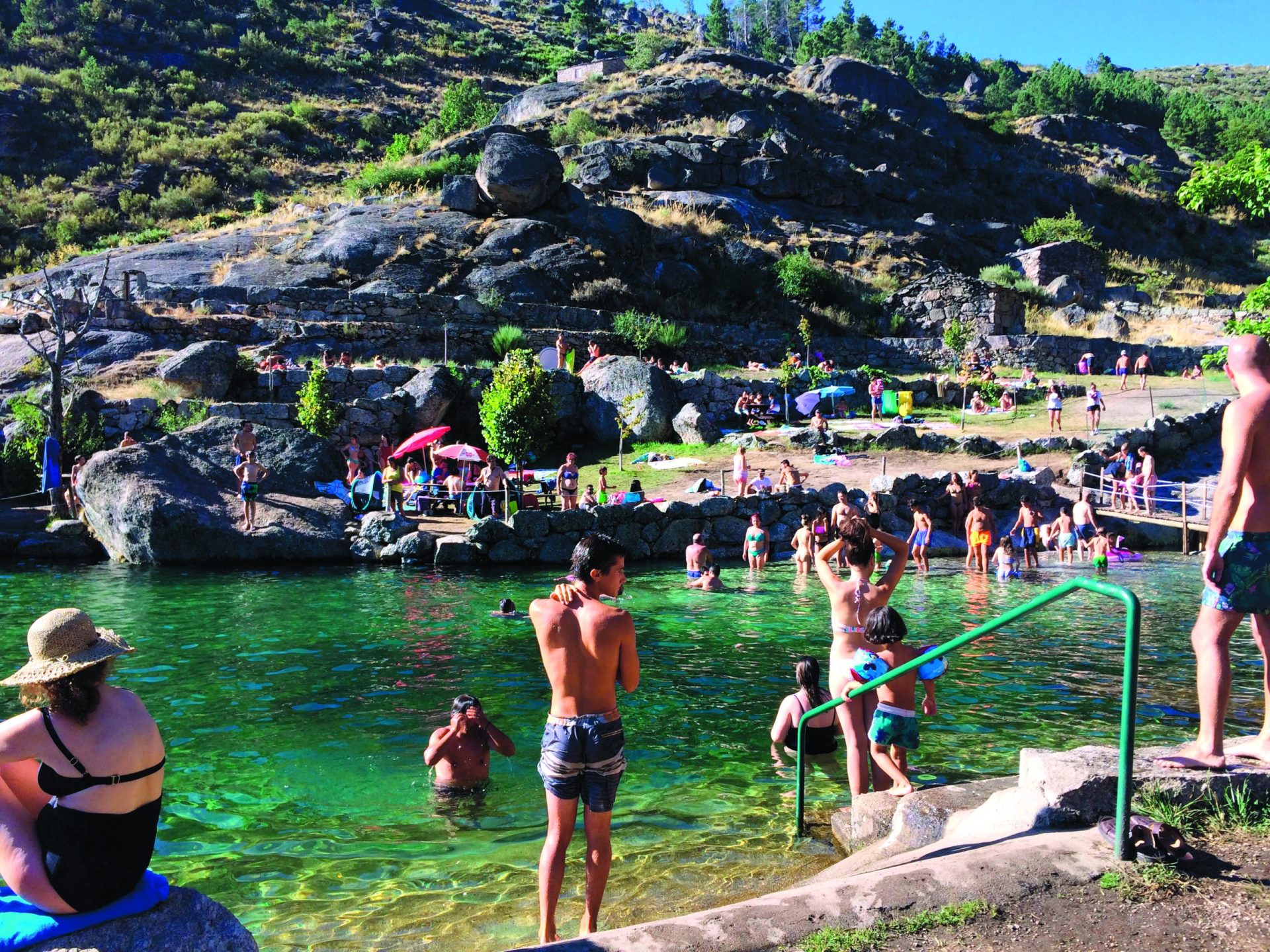 Praia fluvial de Loriga. As Maldivas da Serra da Estrela