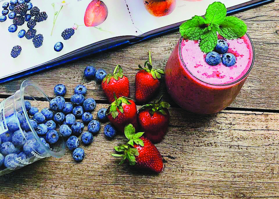 Receita. Smoothie de açaí e frutos vermelhos