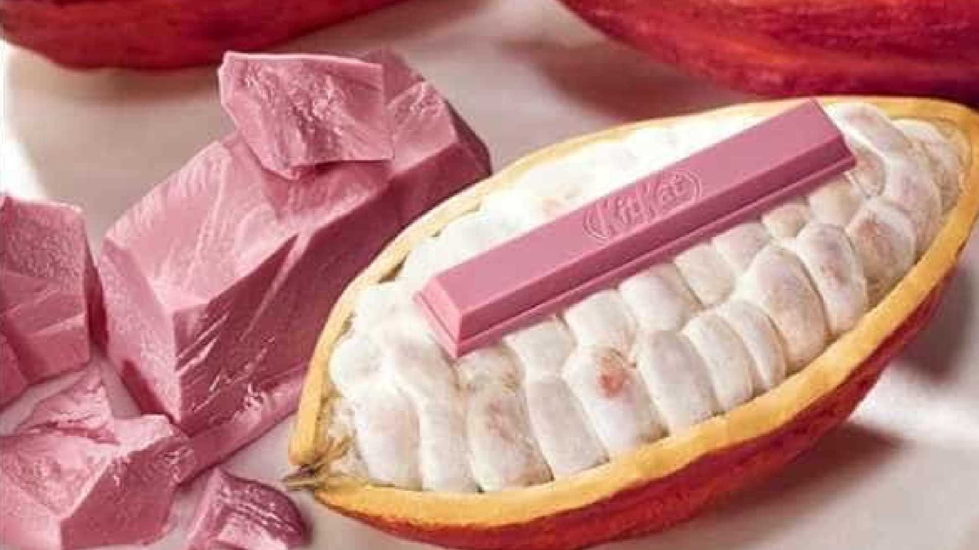 Um chocolate cor de rosa? É a mais recente novidade da Kit Kat