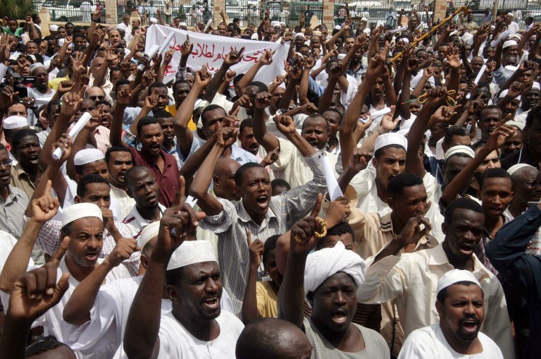 Greve de jornalistas contra a repressão no Sudão