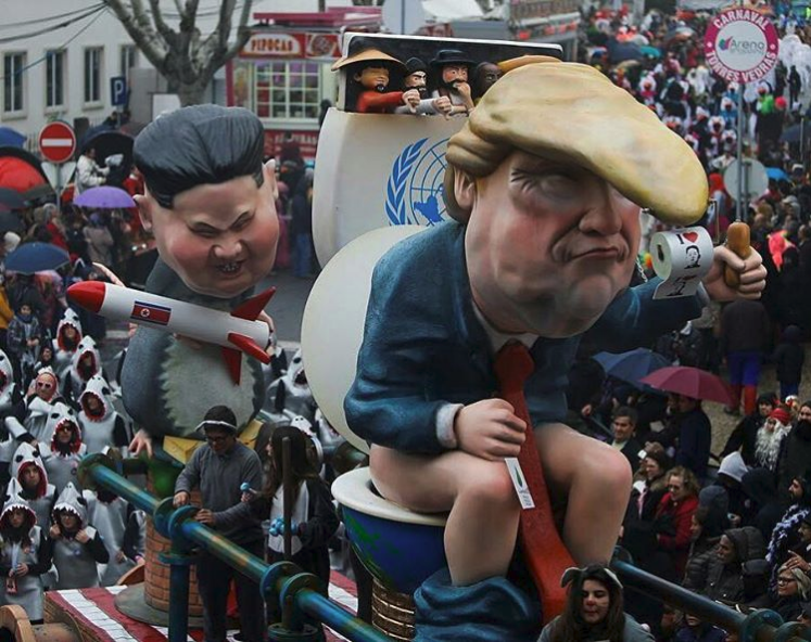 Putin, Trump e Kim. O Carnaval de Torres Vedras a dar que falar lá fora