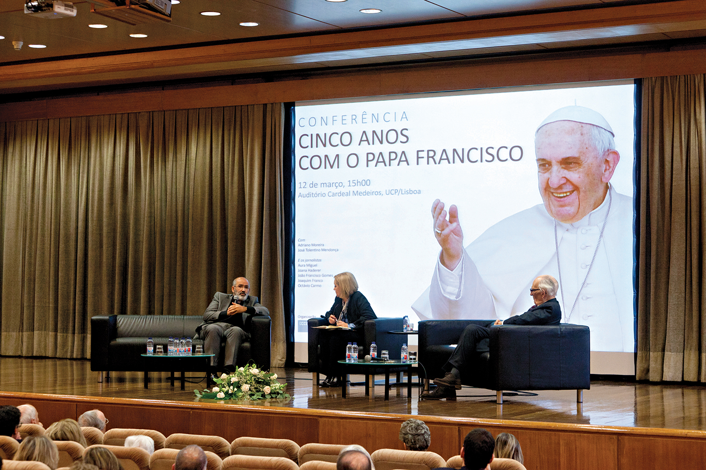 “Francisco teve a preocupação  de me pôr à vontade. De dizer, ‘Olha, tu é que és o padre’”