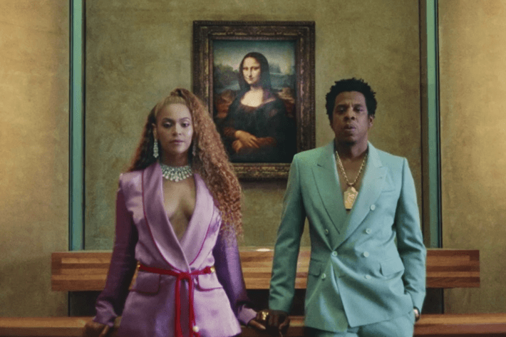 Beyoncé e Jay-Z. Dos tetos do Louvre às paredes do Spotify