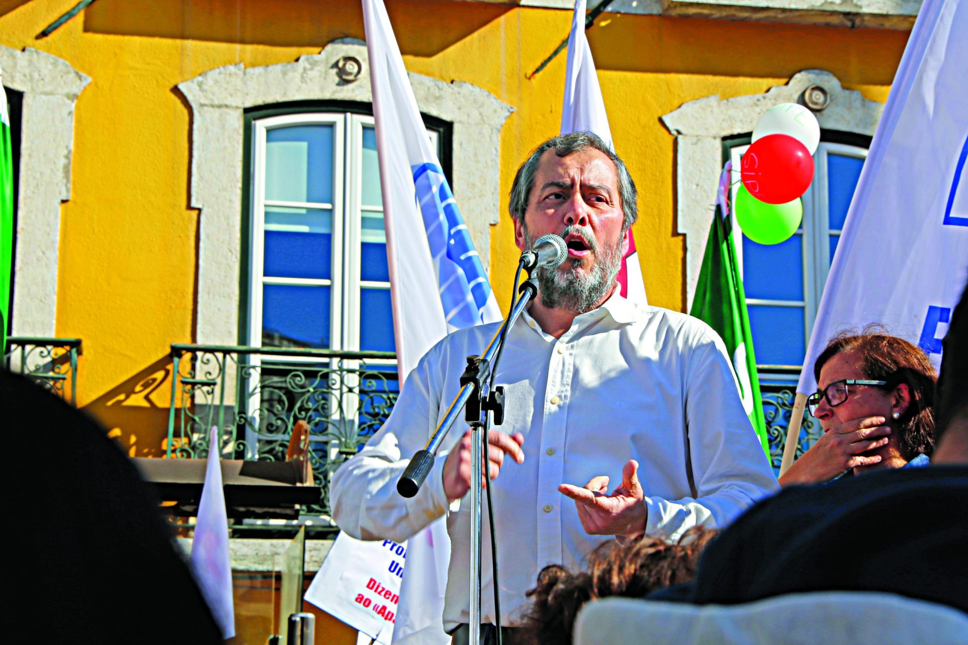 Mário Nogueira.  “É indiferente quem o governo escolhe para chefiar as negociações”