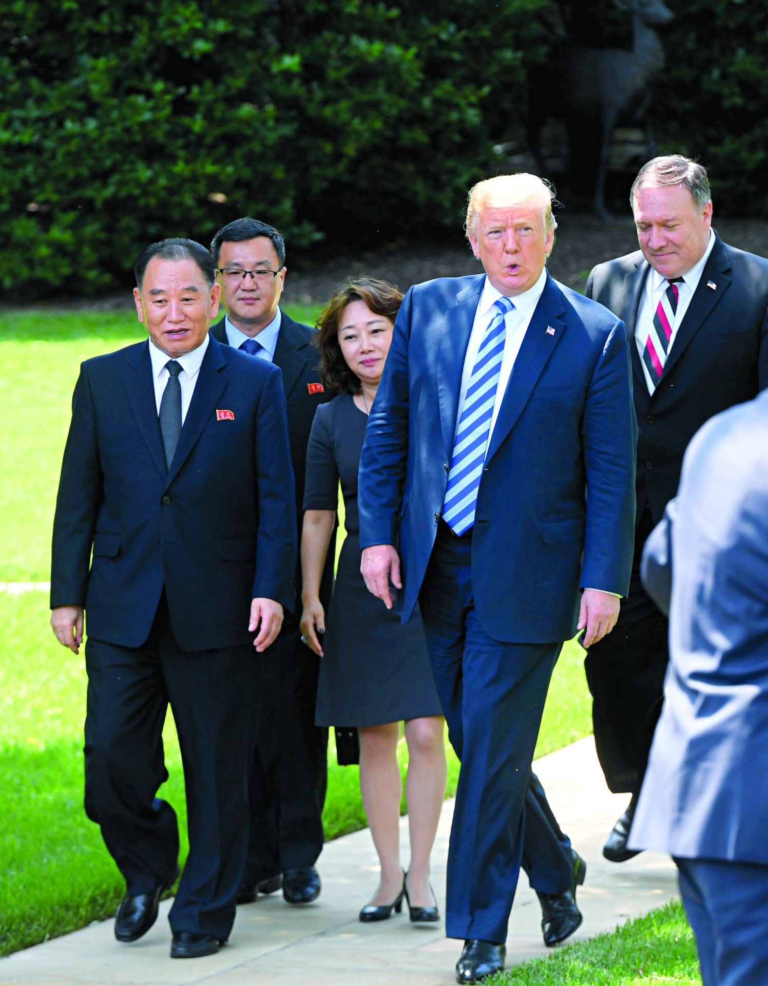 A cimeira está viva e é Kim quem colhe os primeiros frutos