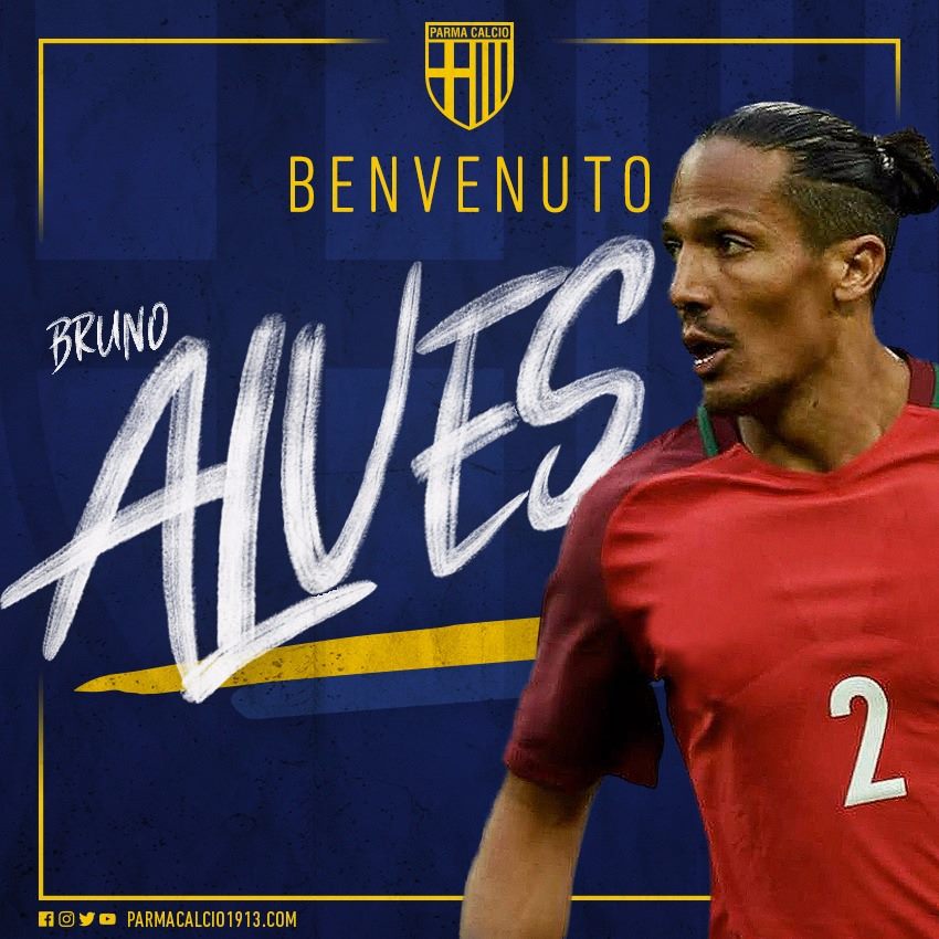 Itália. Bruno Alves assina pelo Parma