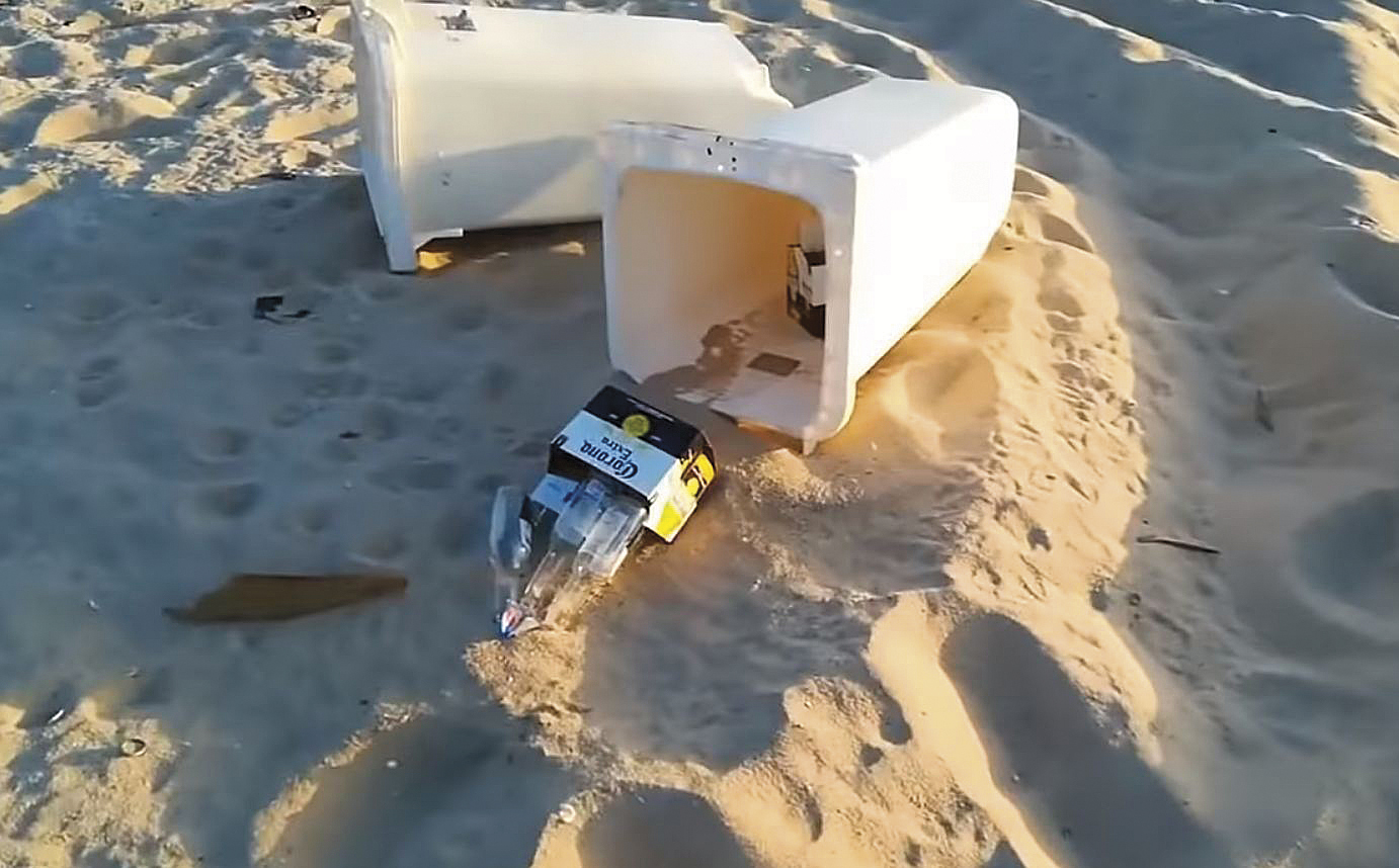 Praia da Figueira da Foz continua com lixo desde o Somnii | Vídeo