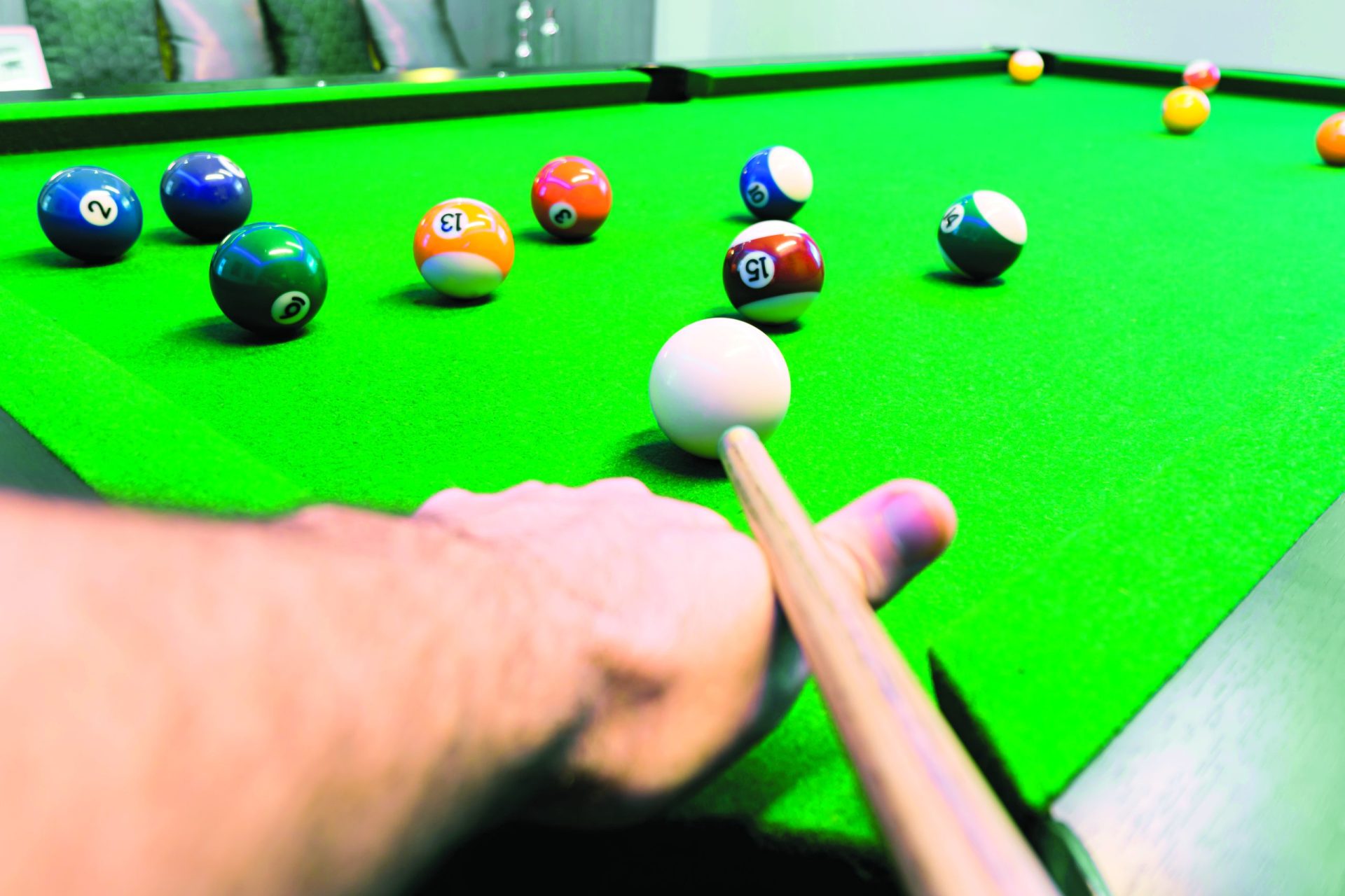 Tudo começou com uma bola de snooker