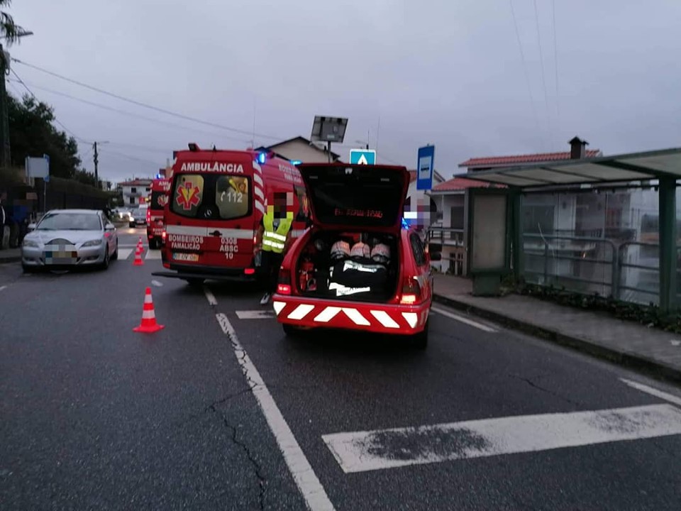 Mulher atropelada em Famalicão