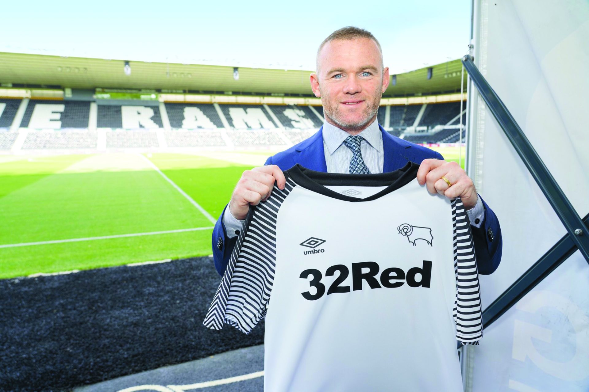 Wayne Rooney. Derby County sonha com regresso ao topo do futebol inglês