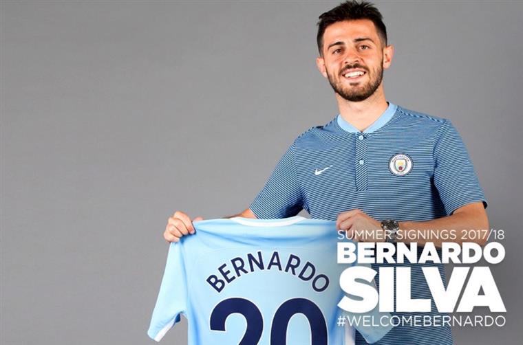 Inglaterra. Bernardo Silva renova com o Man. City