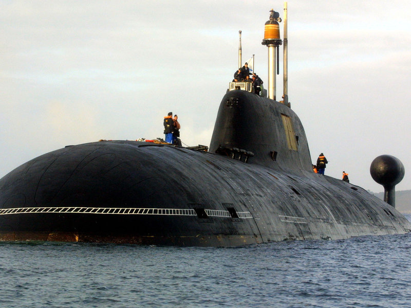 Rússia empresta à Índia submarino nuclear