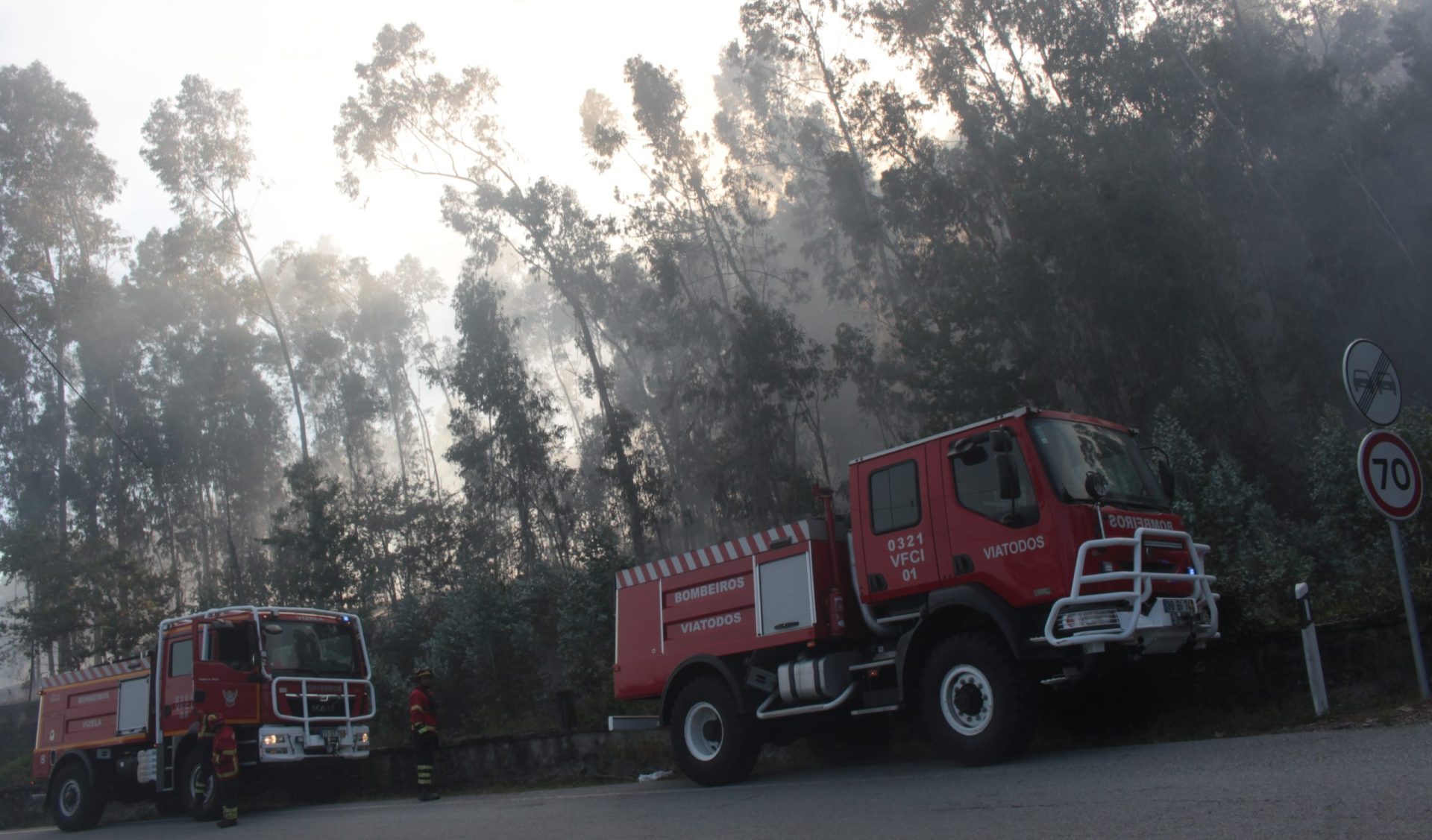 Incêndio de grandes proporções em Vila Verde