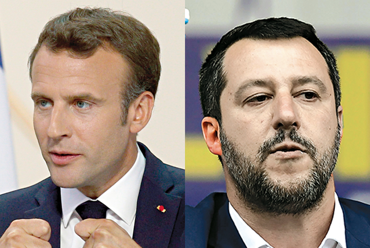 Salvini e Macron disputam os destroços do bipartidarismo europeu