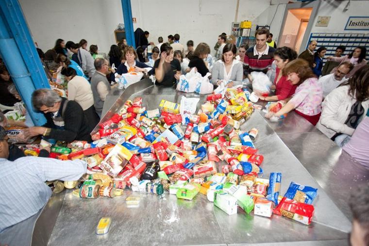 Banco Alimentar recolheu mais de mil toneladas de alimentos durante o fim de semana