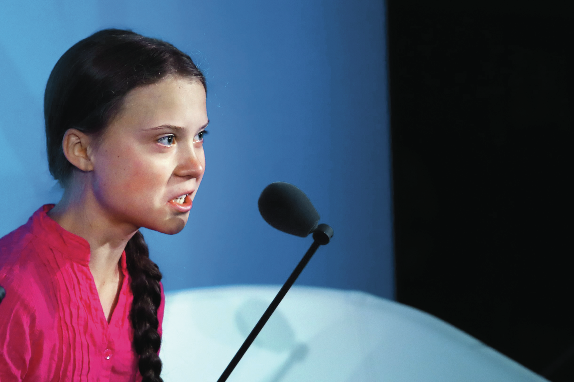 Greta Thunberg. Discurso  da jovem ativista não gera consenso