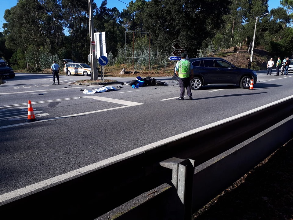 Morte em colisão de moto em Vila Praia de Âncora