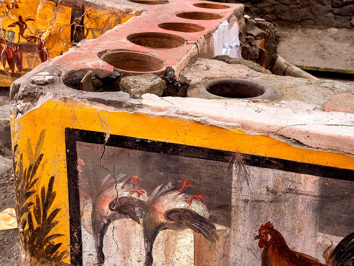 Arqueólogos descobriram snack bar romano